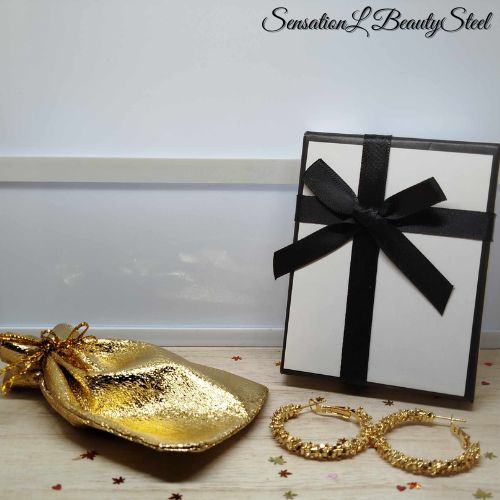 Boucles d'Oreilles Créoles Éclat Moyennes - Vue alternative 1