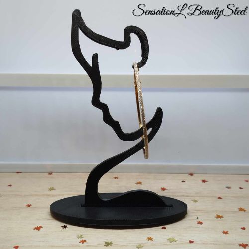 Boucles d'Oreilles Créoles Bicolores Élégance