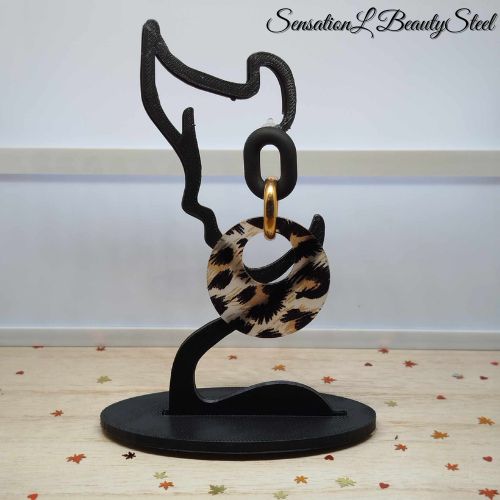 Boucles d'Oreilles Léopard Chic