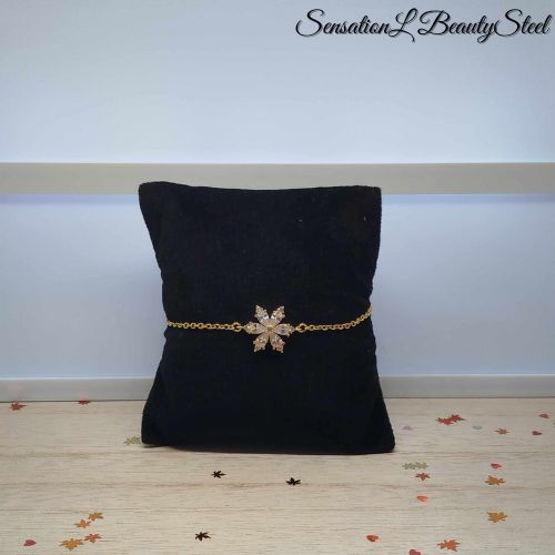 Bracelet Fleur Cristalline