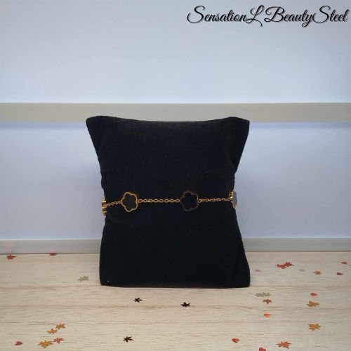 Bracelet Fleur Noire