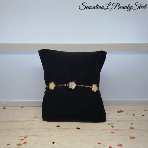 Bracelet Fleur Blanche