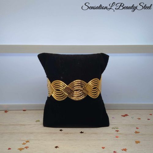 Bracelet Ondes Dorées