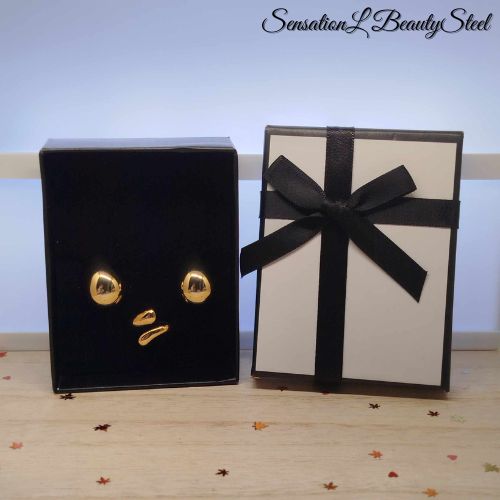 Parure Goutte d'Eau – Les Deux Pièces : Boucles d'Oreilles & Bague