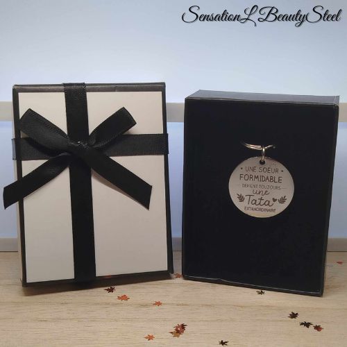 Porte-Clés Une Sœur Formidable Devient Toujours Une Tata Extraordinaire