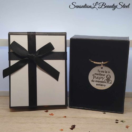 Porte-Clés Le Meilleur Papy du Monde Entier