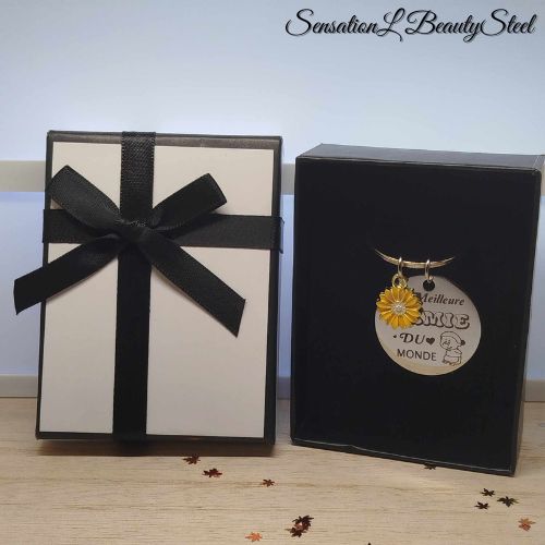 Porte-Clés La Meilleure Mamie du Monde – Édition Marguerite