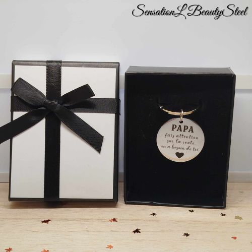 Porte-Clés Papa, Fais Attention sur la Route